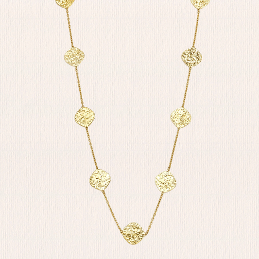 Lange ketting met cirkels