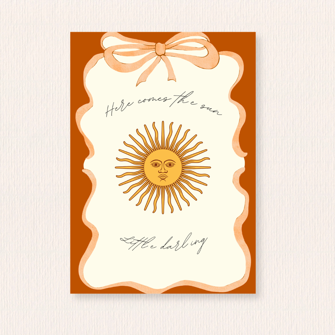 Here comes the sun kaart