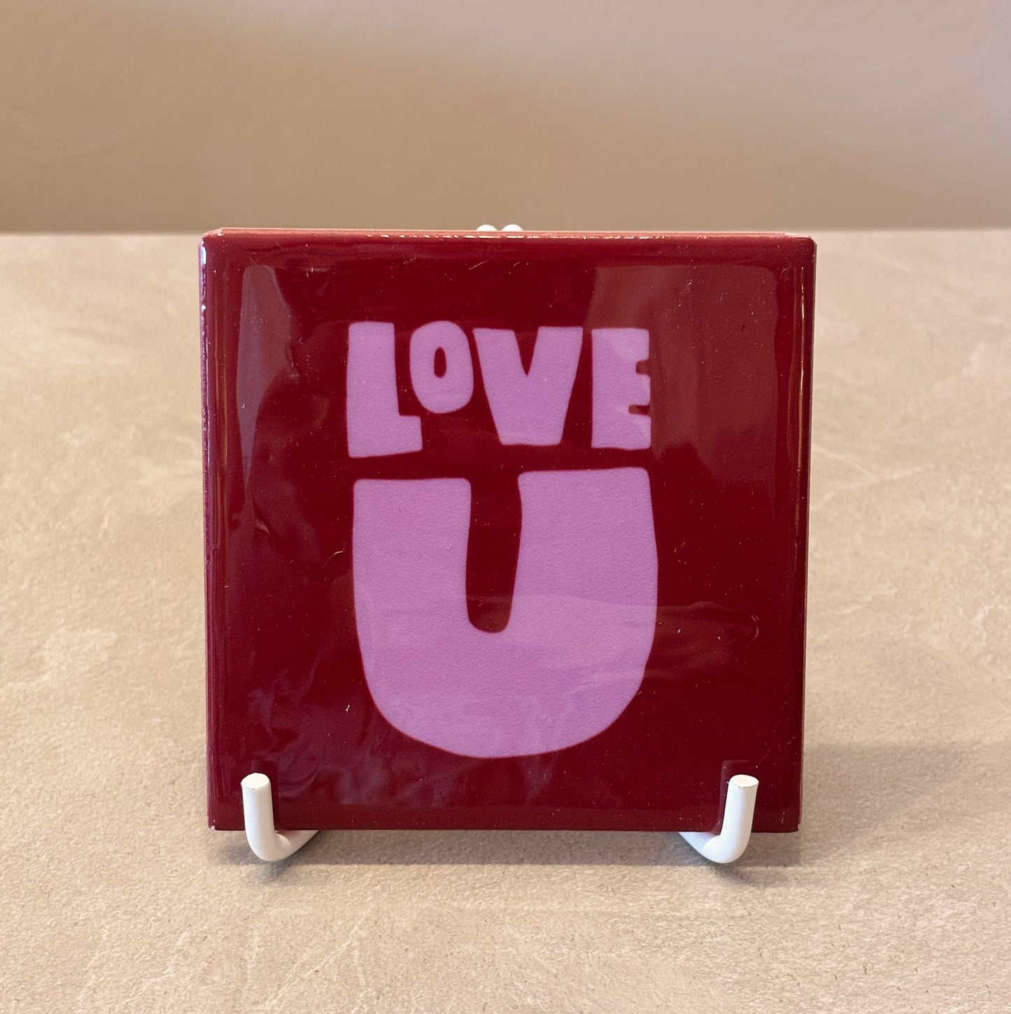 Love u tegeltje
