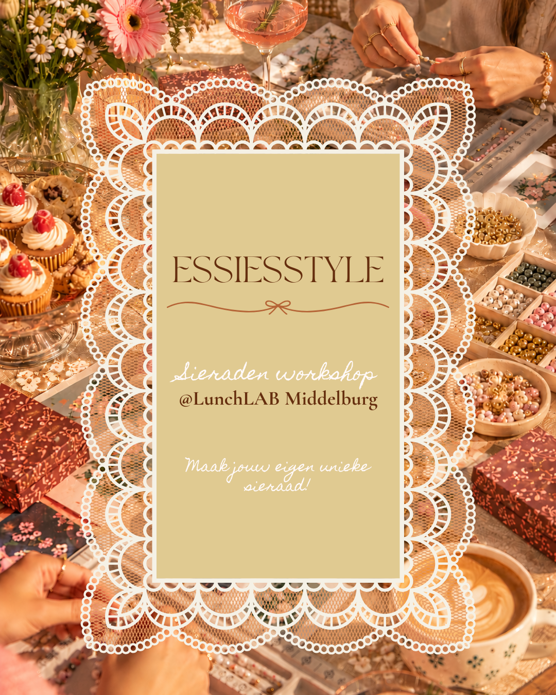 Sieraden workshop Essiesstyle @lunchLAB