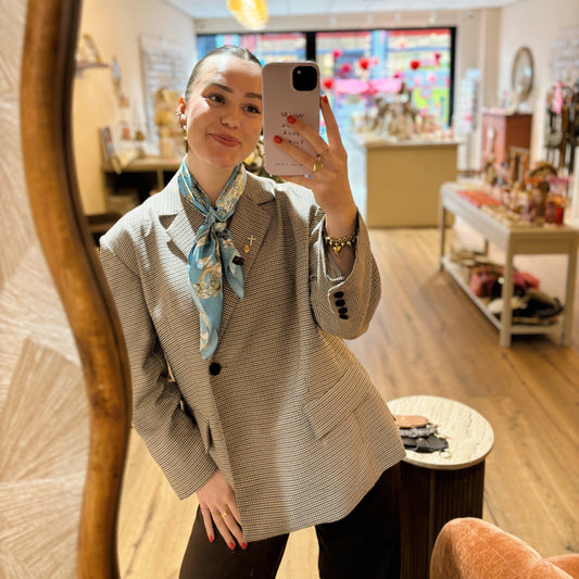 Blauw schilderij twilly