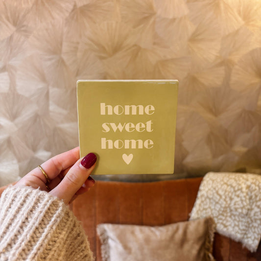 Home sweet home tegeltje