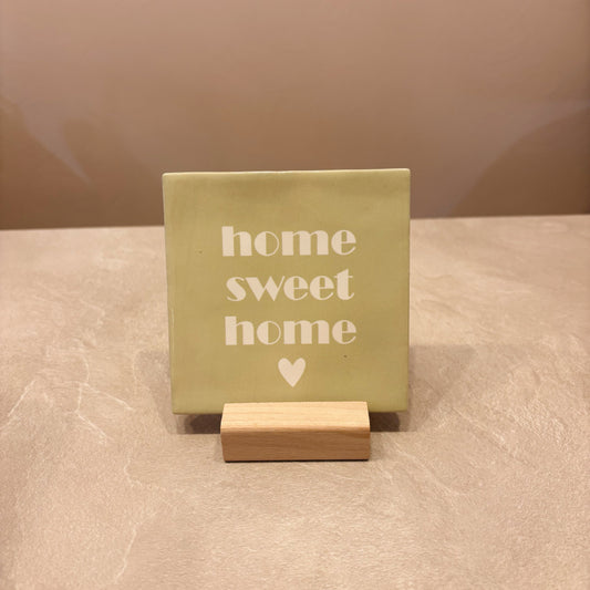 Home sweet home tegeltje