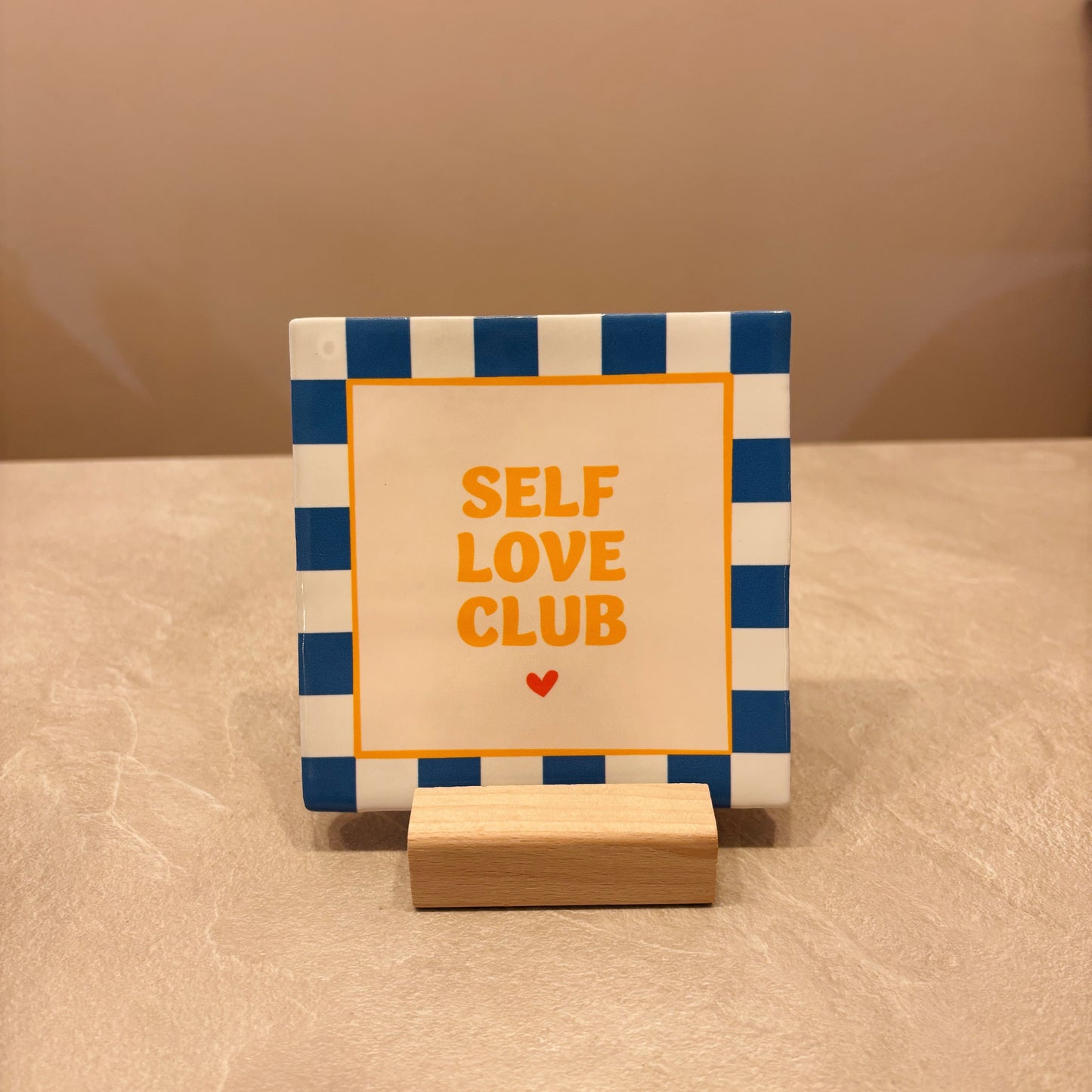 Self love club tegeltje