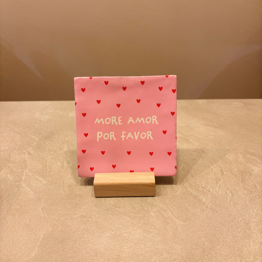More amor por favor tegeltje
