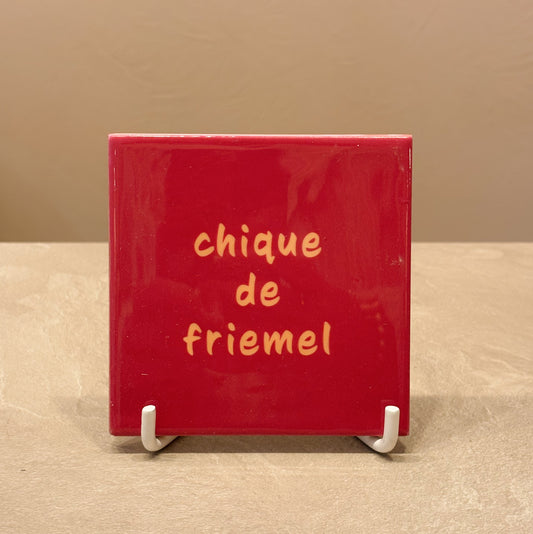 Chique de friemel tegeltje