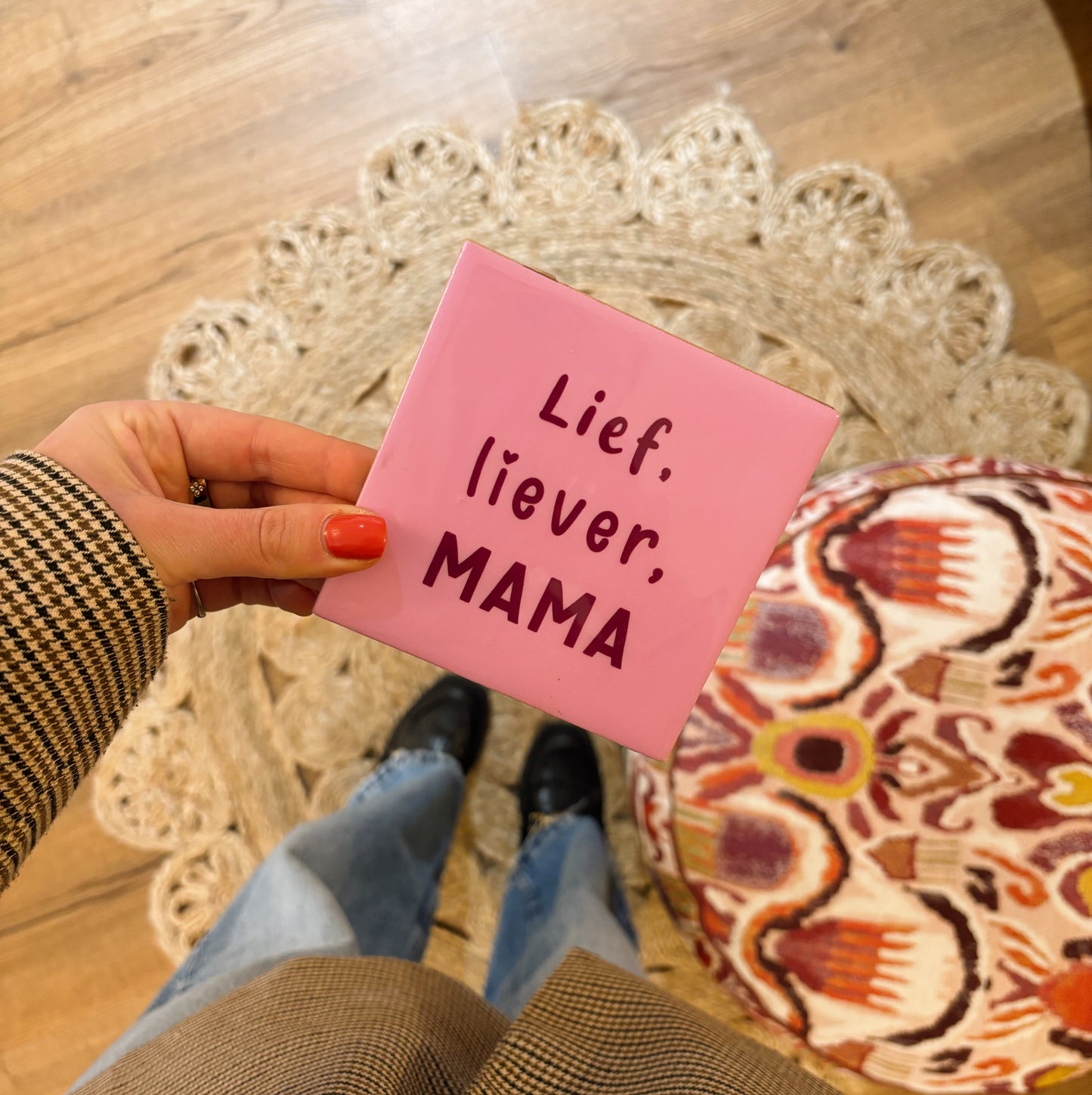 Lief liever mama tegeltje