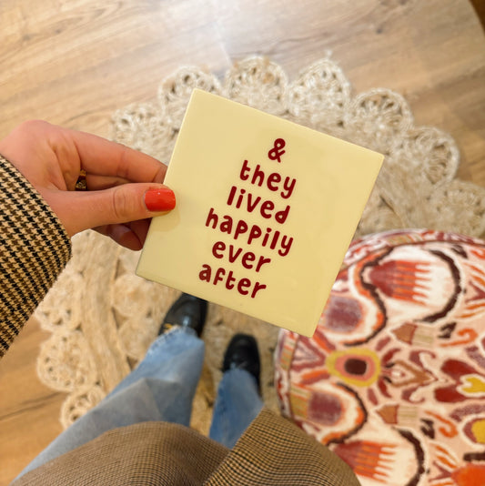 Happily ever after tegeltje