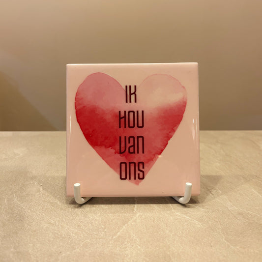 Ik hou van ons tegeltje