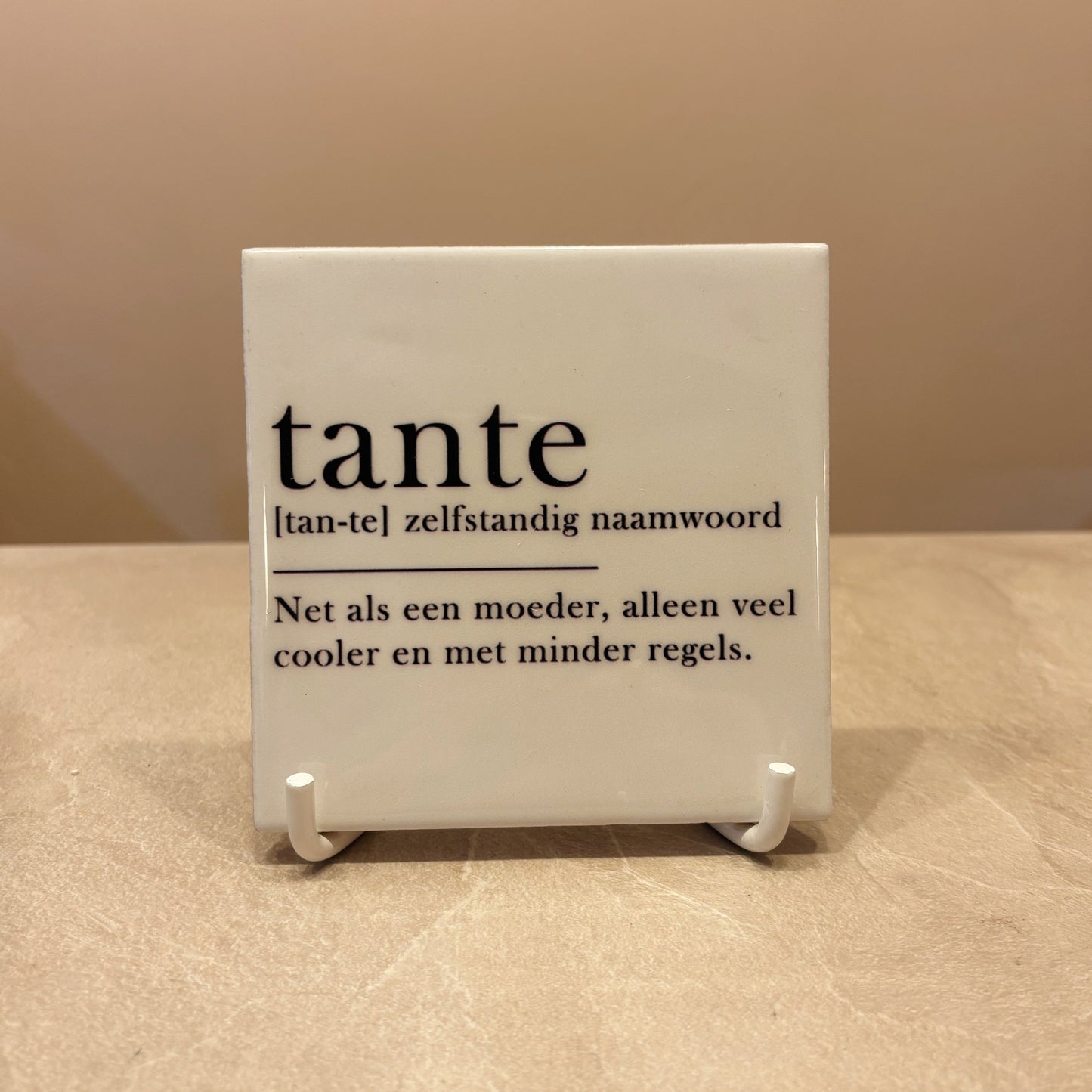 Tante tegeltje