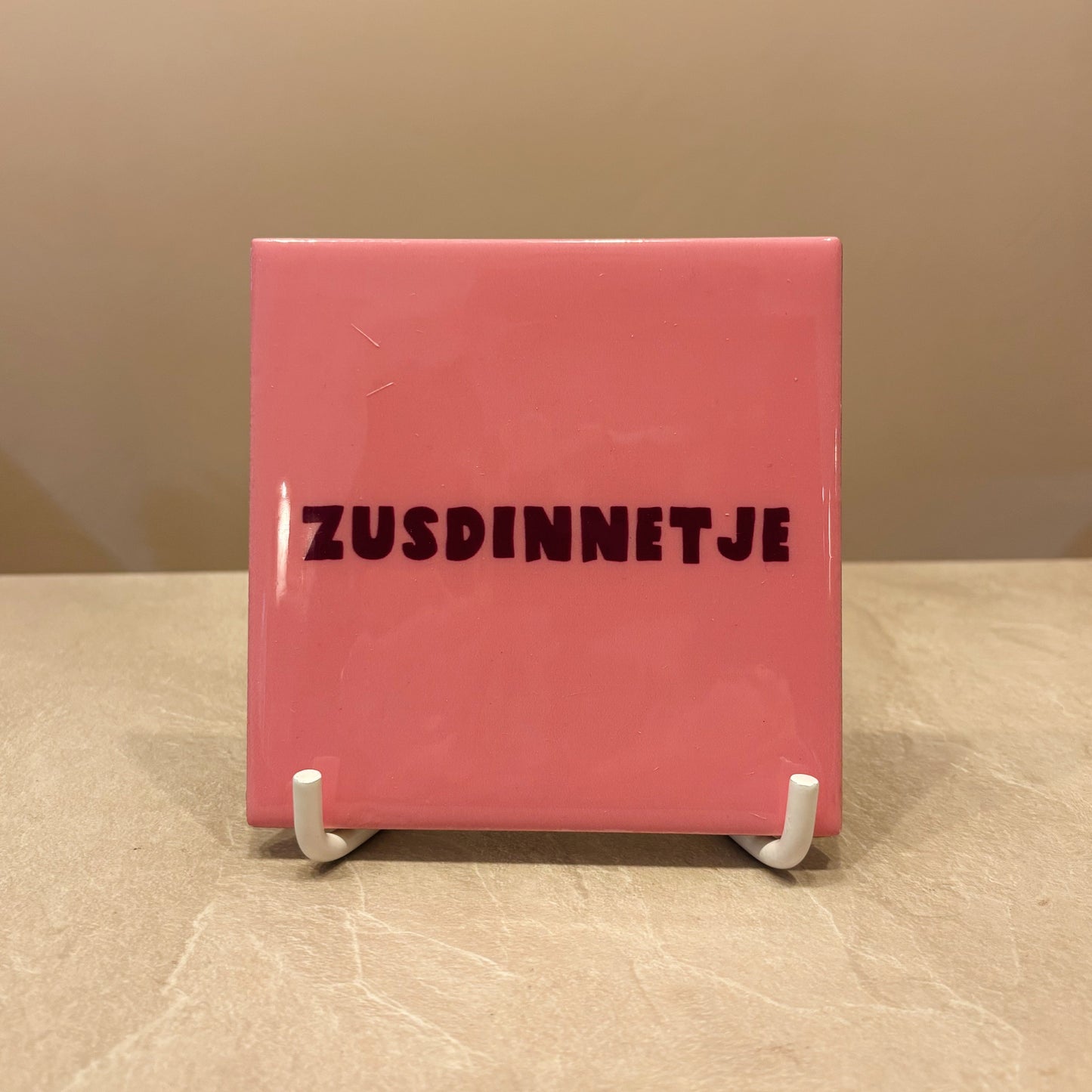 Zusdinnetje tegeltje