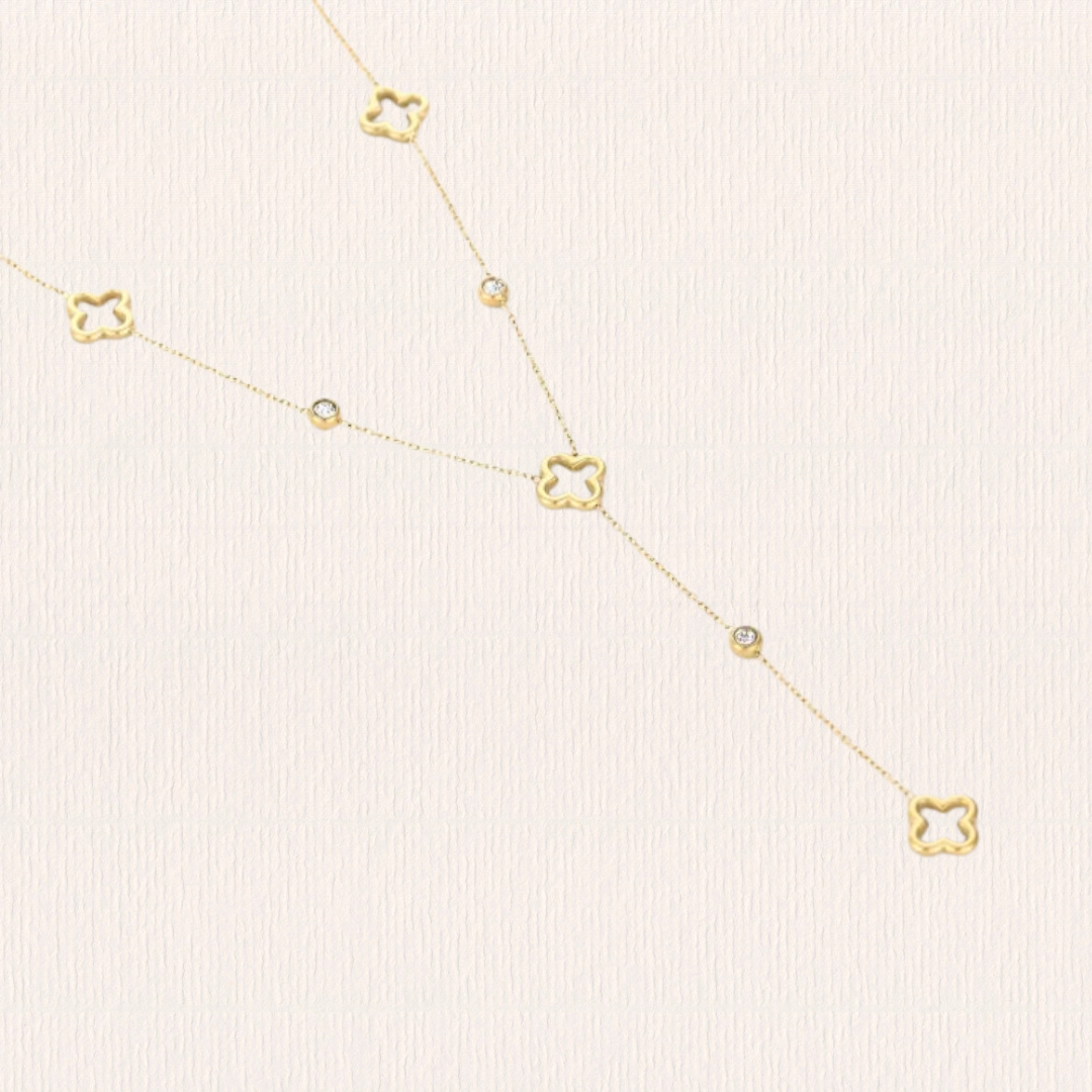 Ketting met klavertjes