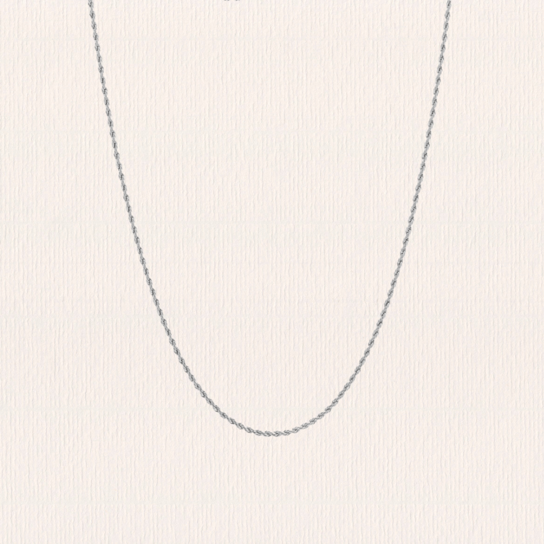 Basis ketting gedraaide schakel - 50 cm