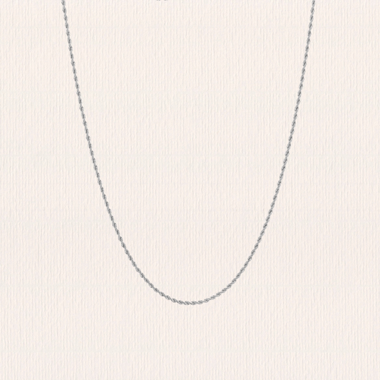Basis ketting gedraaide schakel - 50 cm