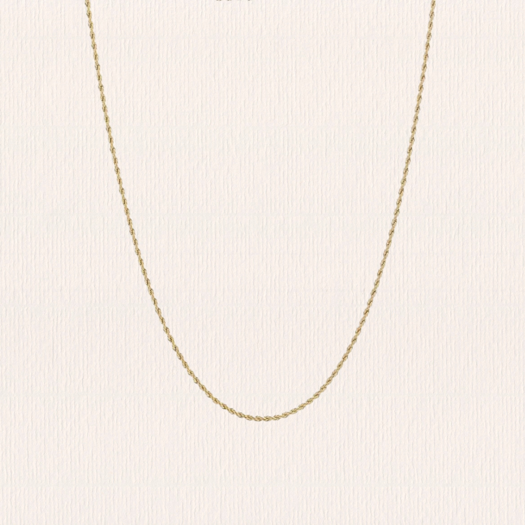 Basis ketting gedraaide schakel - 50 cm