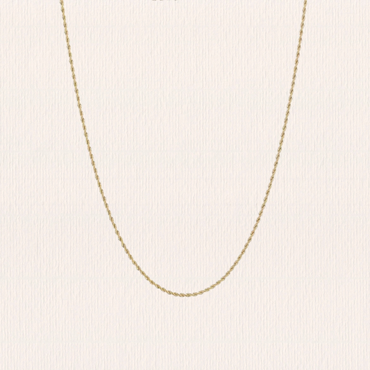 Basis ketting gedraaide schakel - 50 cm