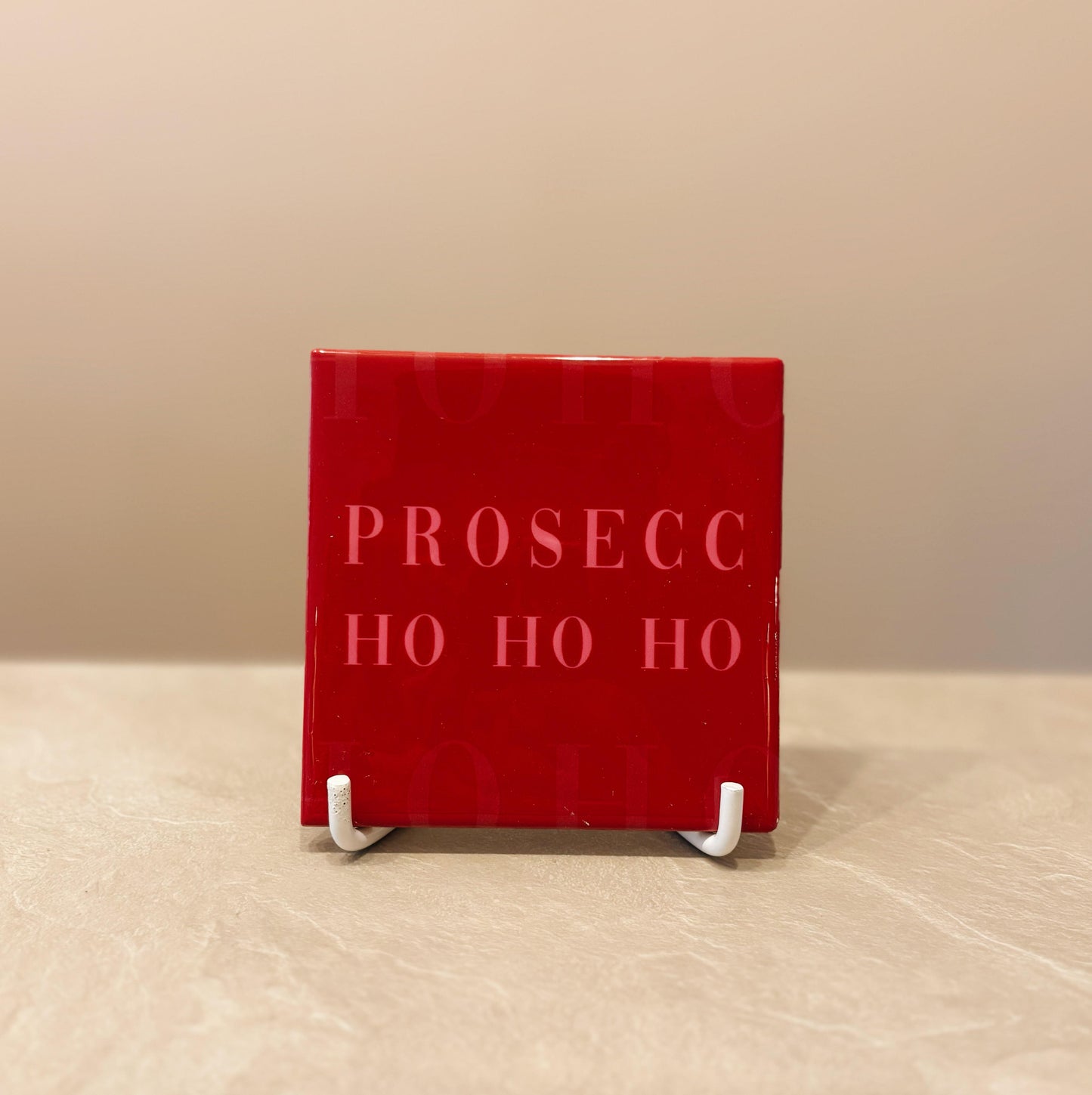 Prosecc ho ho ho tegeltje